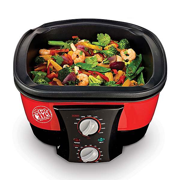 JML Go Chef 8-In-1 Cooker - Red | Grattan