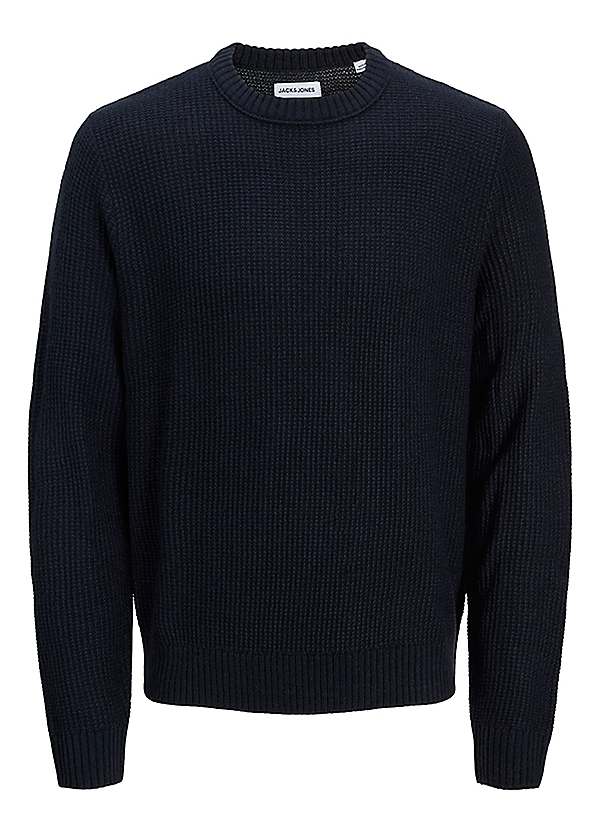 Maglione JACK & JONES In Cotone Girocollo Maniche Lunghe, Basic Quotidiano