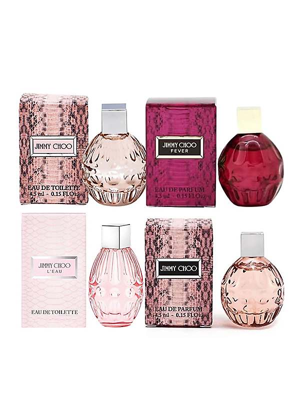 Jimmy Choo NEW Mini Fragrance Gift Set 4 x 4.5ml