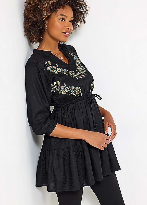 Joe Browns Boho Embroidered Tunic Dress | Grattan