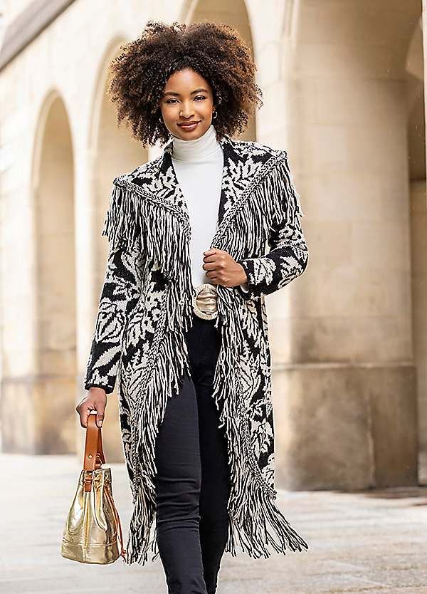 joe browns zebra coat