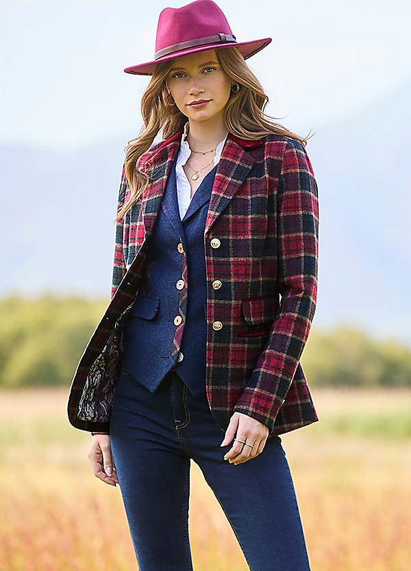 Joe Browns Chic Heritage Style Check Jacket Grattan