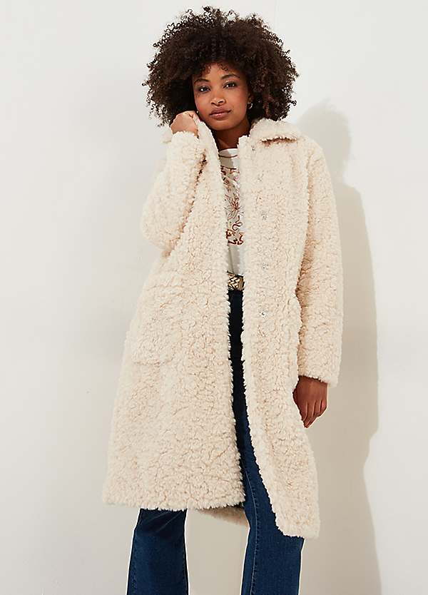 Joe Browns Cosy Longline Teddy Coat | Grattan
