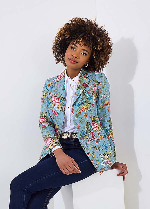 Joe Browns Floral Print Cotton Jacket | Grattan