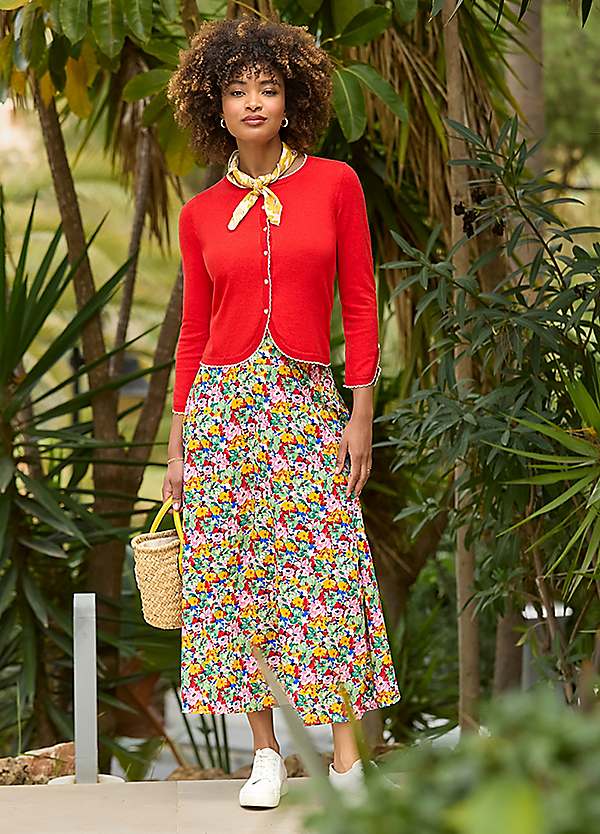 Joe Browns Lightweight Spring Floral Maxi Skirt | Grattan