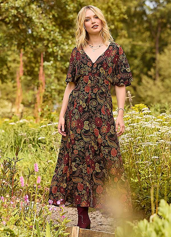 joe brown petite dresses Buy Joe Browns Blue Petite Paisley Shirred Maxi Dress from Next USA
