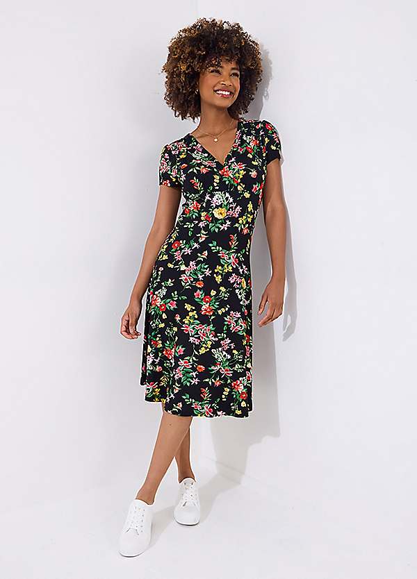 joe browns wrap dress Wrap Dress Joe Browns Floral Dress JOE BROWNS LADIES RED FLORAL PRINT WRAP MAXI DRESS NEW (