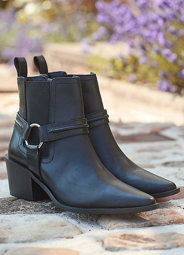 Joe Browns Ankle Boots Joe Browns Wrap Front Floral Jacquard Boots