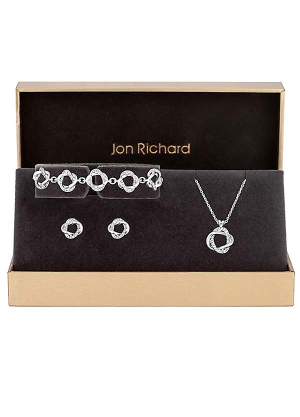 Jon Richard Crystal infinity toggle bracelet - Jewellery from Jon Richard UK