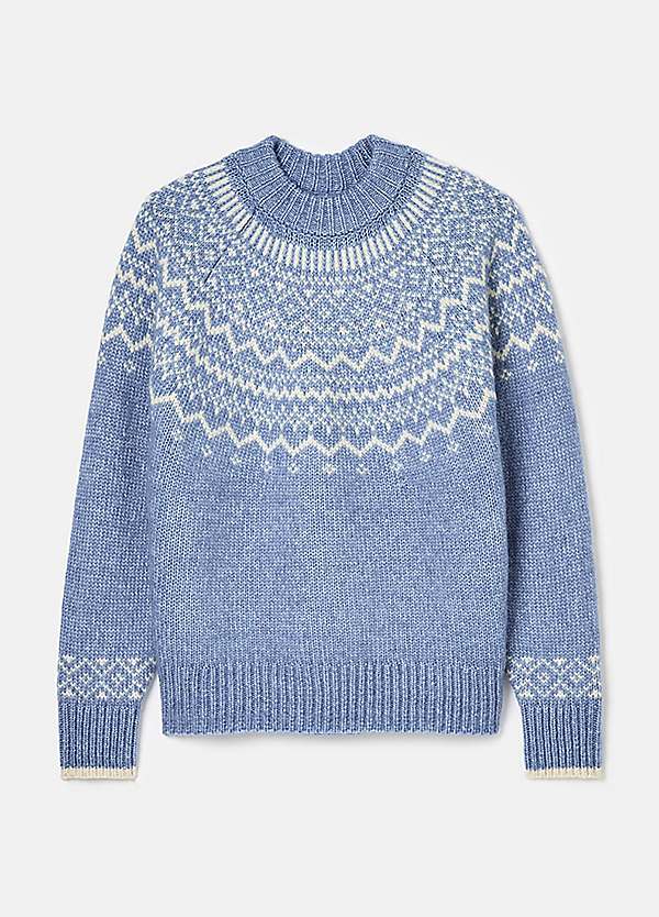 Joules Charlotte Crew Neck Fair Isle Jumper Grattan