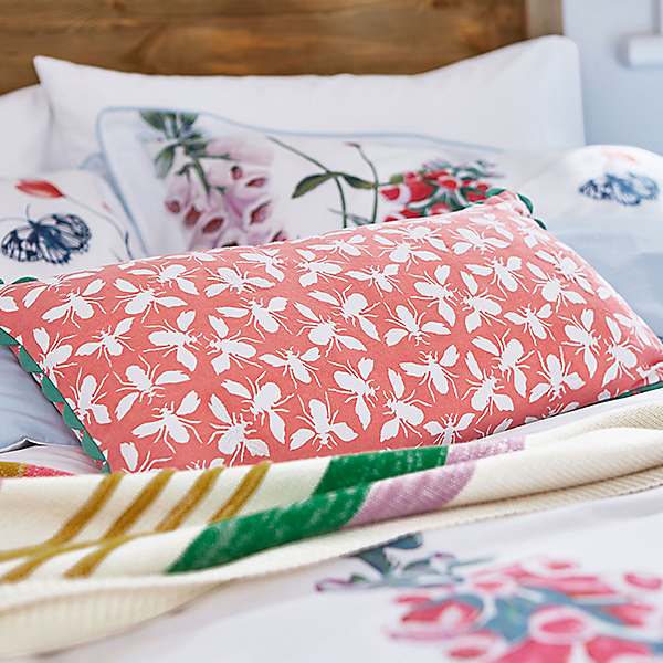 Joules Pink Print Bed Linen