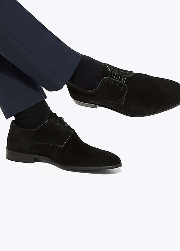 KG Kurt Geiger Black Suede Formal Shoes | Grattan