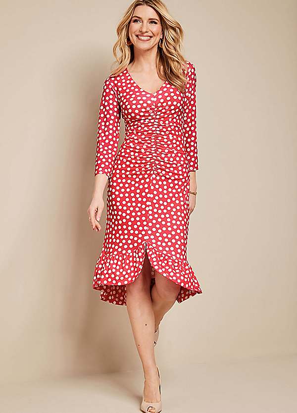 Red on sale spotty dress