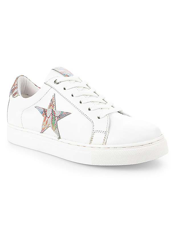 Kaleidoscope Star Print Motif Trainers