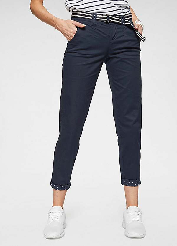 Slim on sale cropped chinos