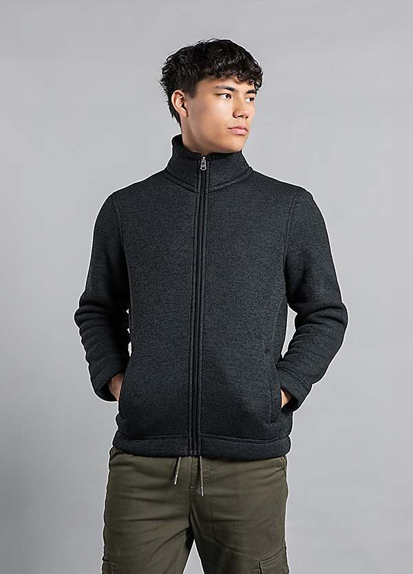 Kensington Eastside Zip-Through Bonded Fleece Jumper | Grattan