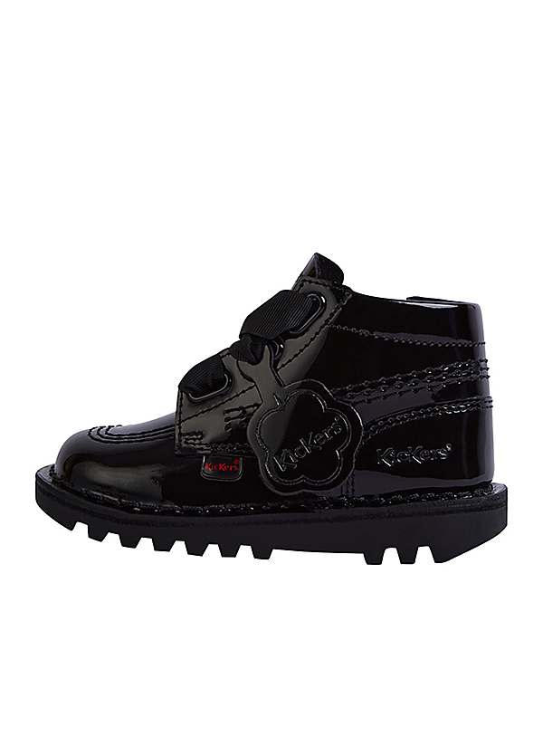 Kickers Vermillon - Stivaletto Bambina E Ragazza, Colore Nero/Argento Metallizzato, Modello 744611-30-82