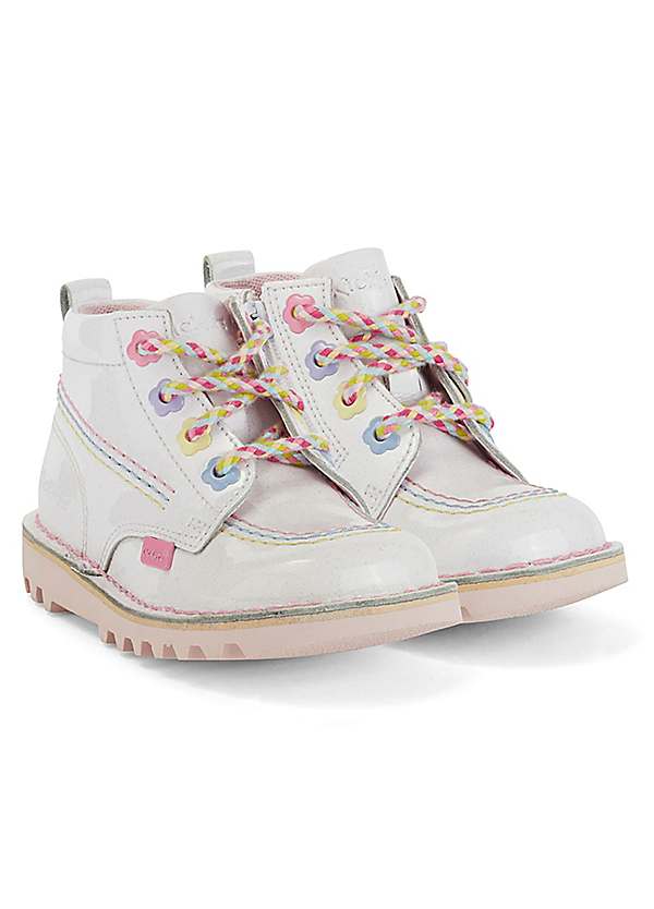 Kickers Kick Hi Fleur Patent Shoes Grattan