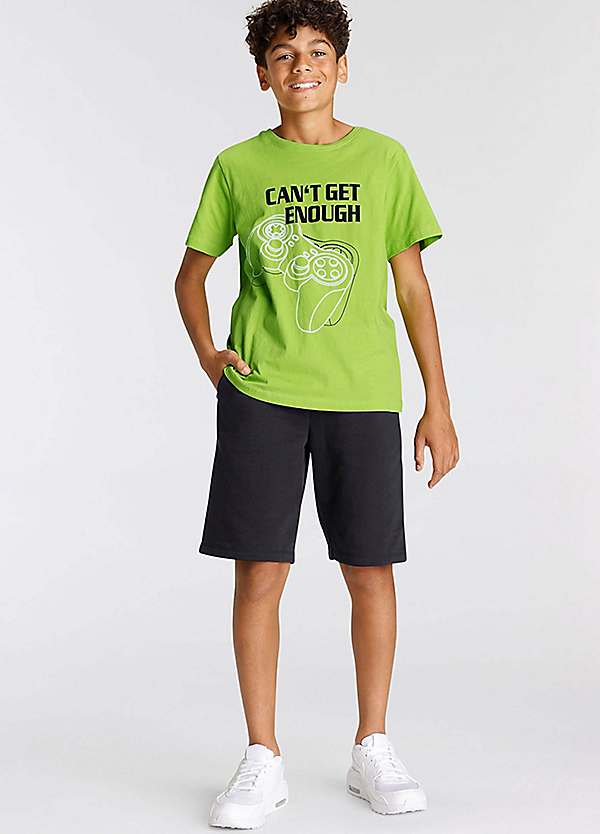 Shorts | Set Kidsworld T-Shirt Bermuda Grattan &
