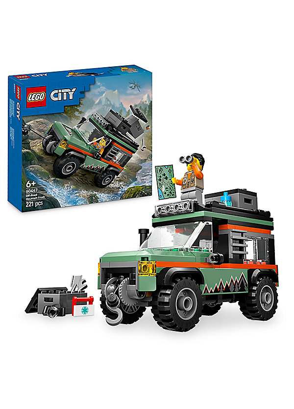 LEGO City Off-Road 4x4 Mountain Truck Toy Vehicle Set Grattan