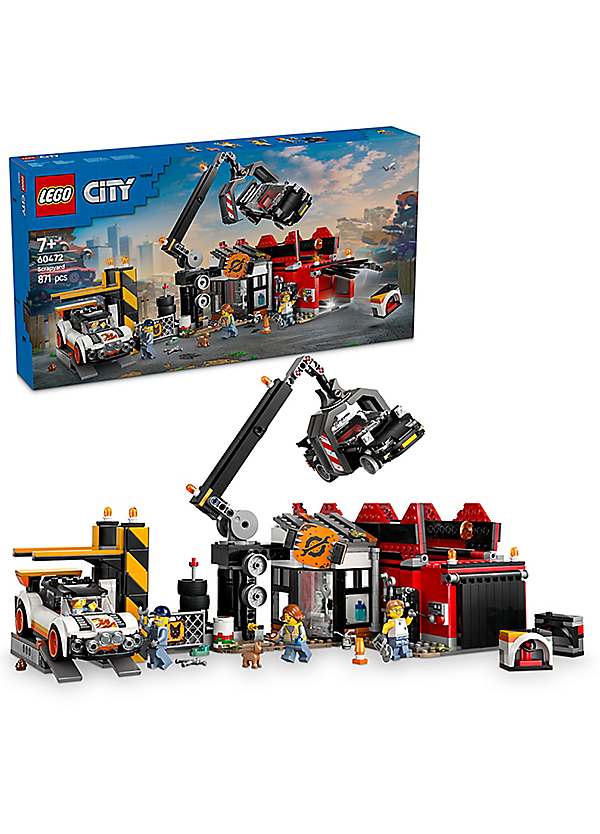 LEGO City Scrapyard with Cars Building Toy Set Grattan