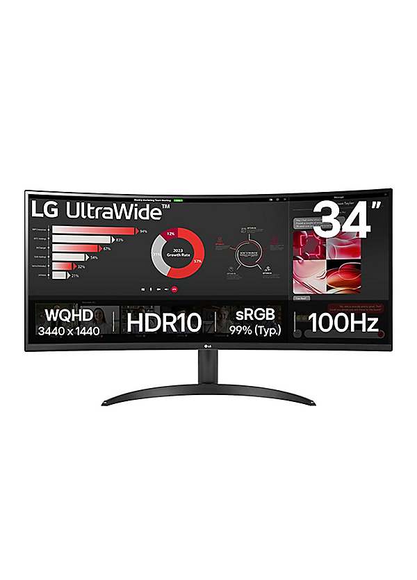 LGのウルトラワイドモニター 87cm/34インチ(美品) モニター LG UltraWide Monitor 34インチ 87cm 【公式通販】