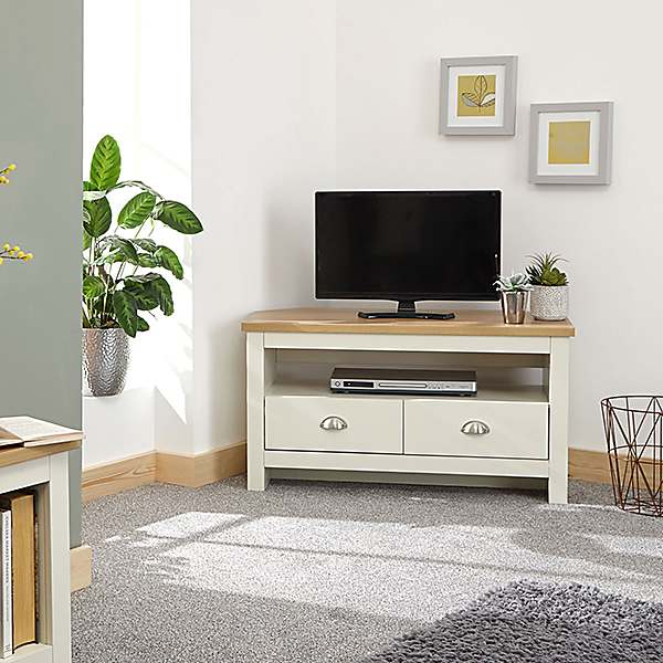 Living room online corner tv unit