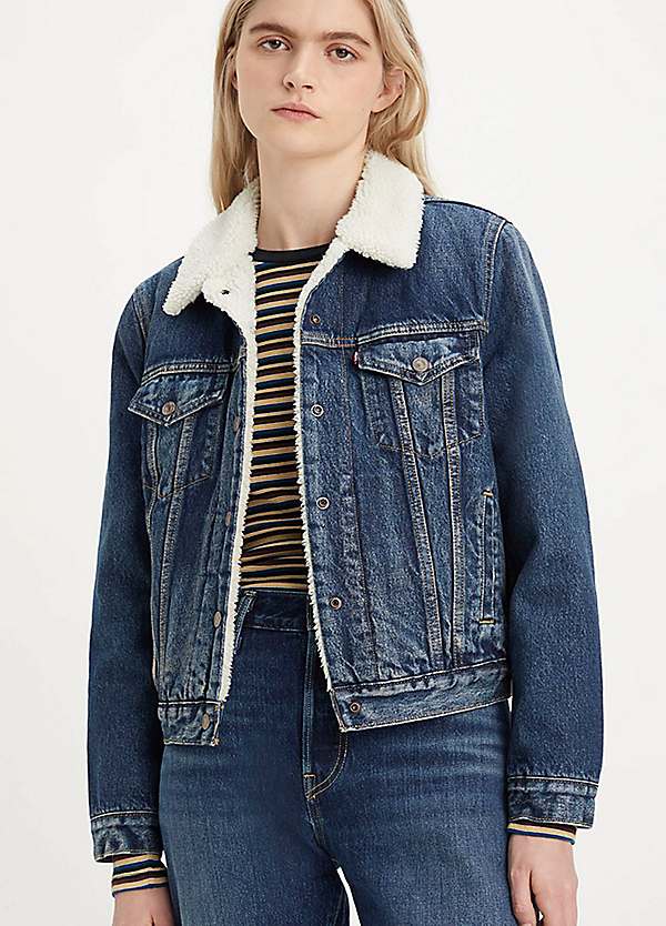 可愛い☆【Levi´s】SHERPA TRUCKER JACKET 関税/送料込み 可愛い☆【Levi´s】Exboyfriend Sherpa JACKET 関税/送料込み