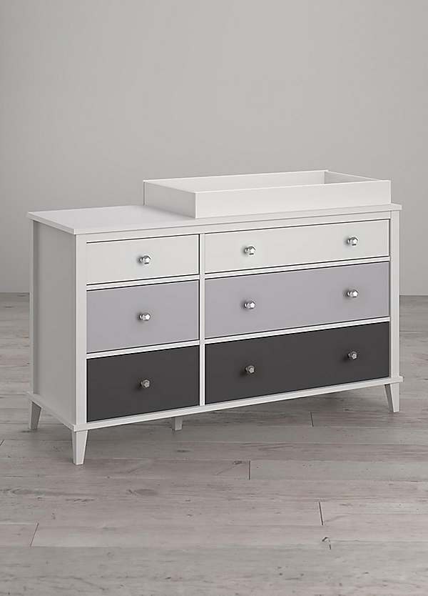 Little Seeds Poppy 6 Drawer Dresser with Changing Top | Grattan