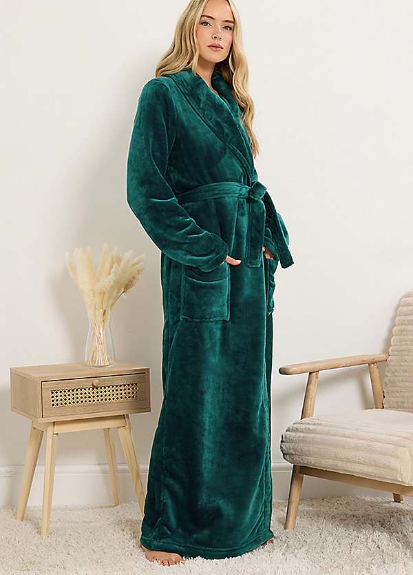 maxi dressing gown Yours Curve Super Luxe Maxi Dressing Gown