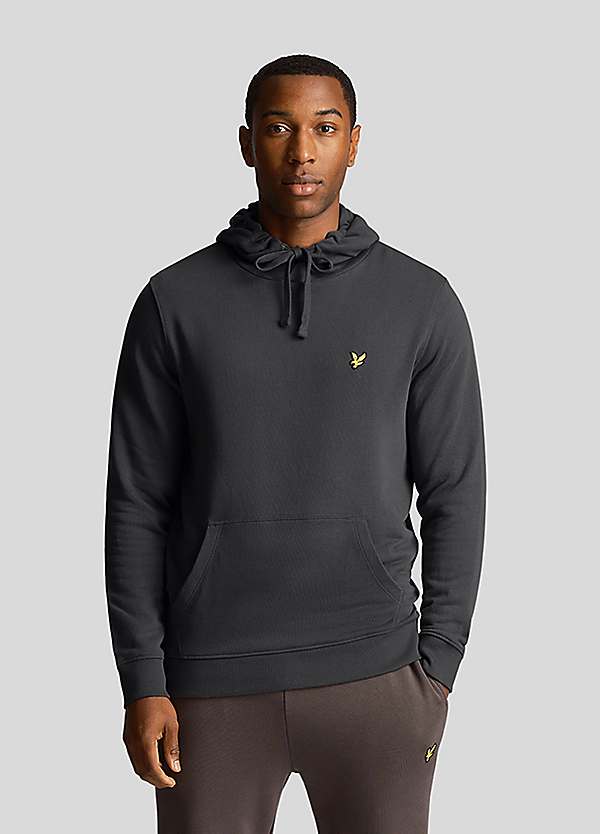 High neck clearance pullover hoodie men's