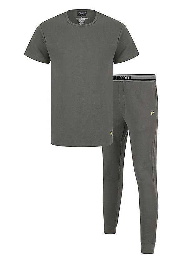 Lyle and scott grey on sale joggers