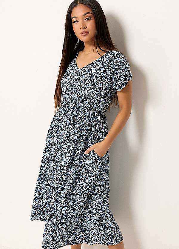 simple chiffon midi dress Chic Flowy Chiffon Midi Dress