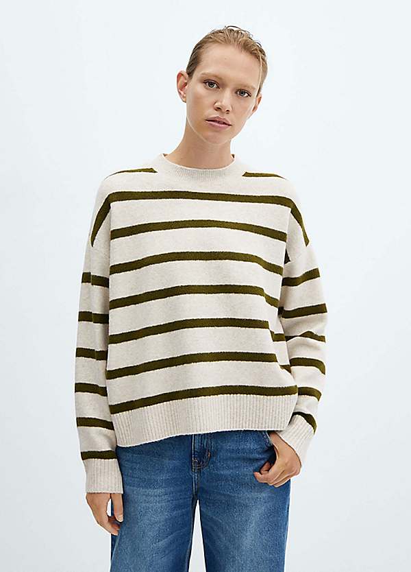 Mango striped sweater hotsell