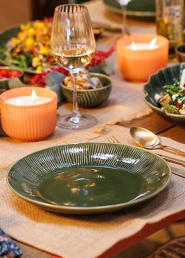 Mikasa Jardin Piece Stoneware Dinner Plate Set Grattan