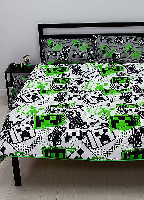 Minecraft Mixed Up Tog Reversible Coverless Duvet Set Grattan