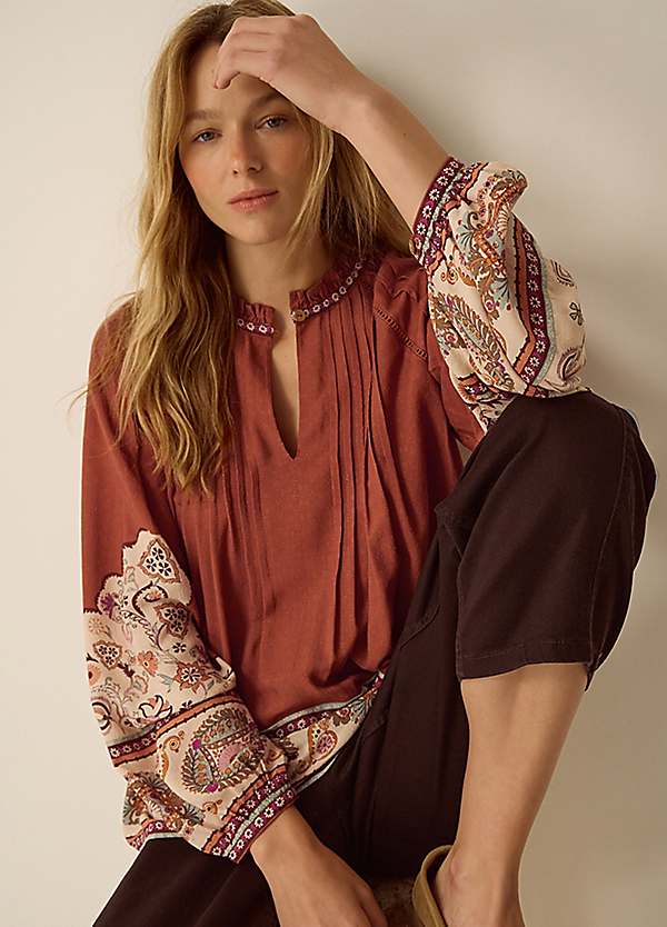 【foufou】伊勢丹限定 classical pintuck blouse Monsoon Alexandra Floral Pintuck Blouse | Grattan