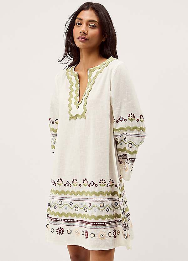 knee length dresses for ladies MONSOON BEADED MINI DRESS