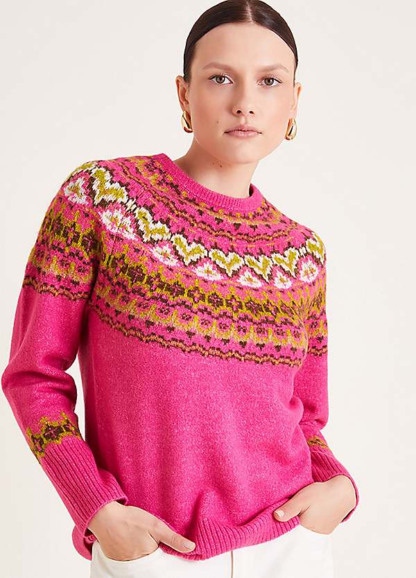 Monsoon Fern Fair Isle Jumper Grattan