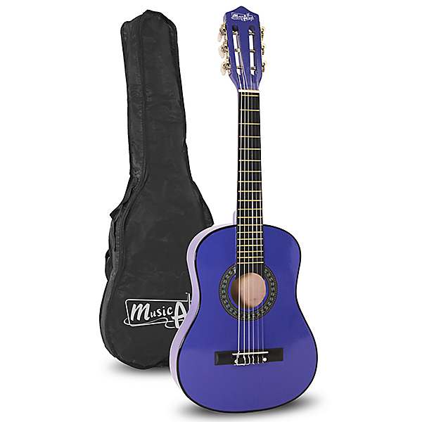 Music Alley 30 inch Junior Classical Guitar Case Blue Grattan