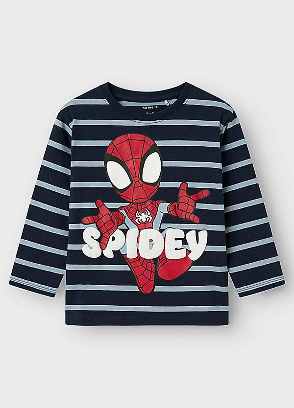 NAME IT Nkmfrance Marvel SS Top - T-Shirt Marvel Per Bambini E Ragazzi, Con Personaggi Marvel