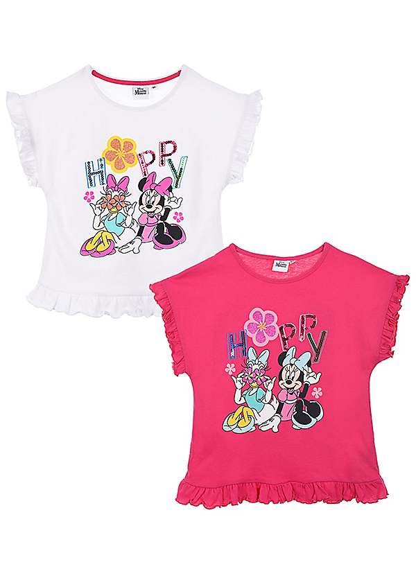 Pack of 2 Disney Minnie Daisy Kids T Shirts by Suncity Grattan