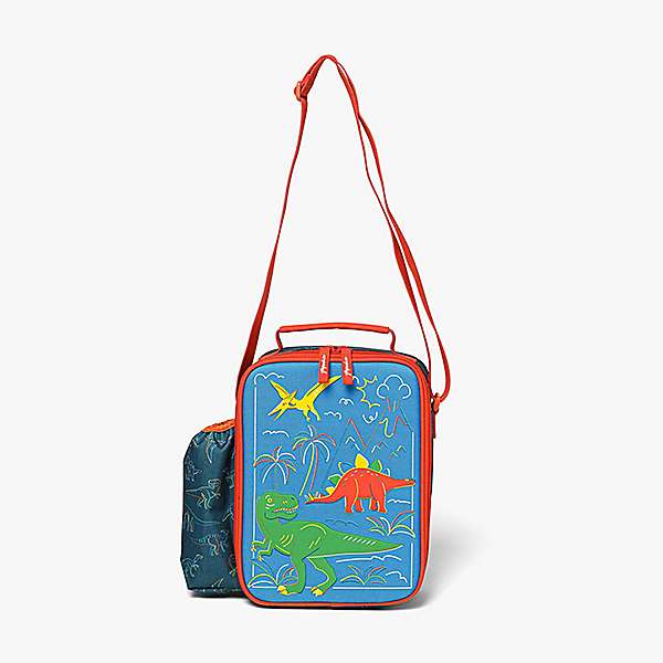 Paperchase Kids Dinosaur Lunch Bag with Strap