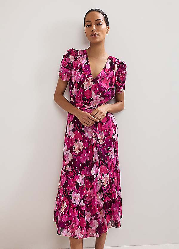 Phase Eight Azalea Floral Dress | Grattan