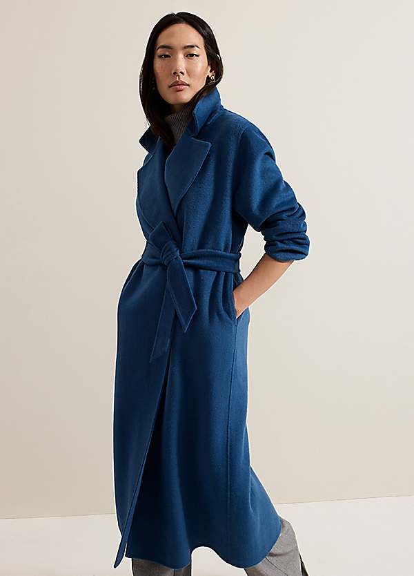 Phase Eight Nicci Black Wool Smart Coat Phase Eight Nicci Black Wool Smart Coat
