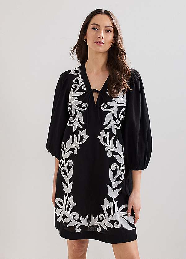 phase eight embroidered dress Oralie Floral Embroidered Fitted Dress