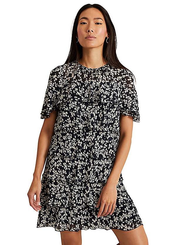 phase eight black floral dress Buy Phase Eight Black Violet Floral Print Ruffle Maxi Dress from Next USA