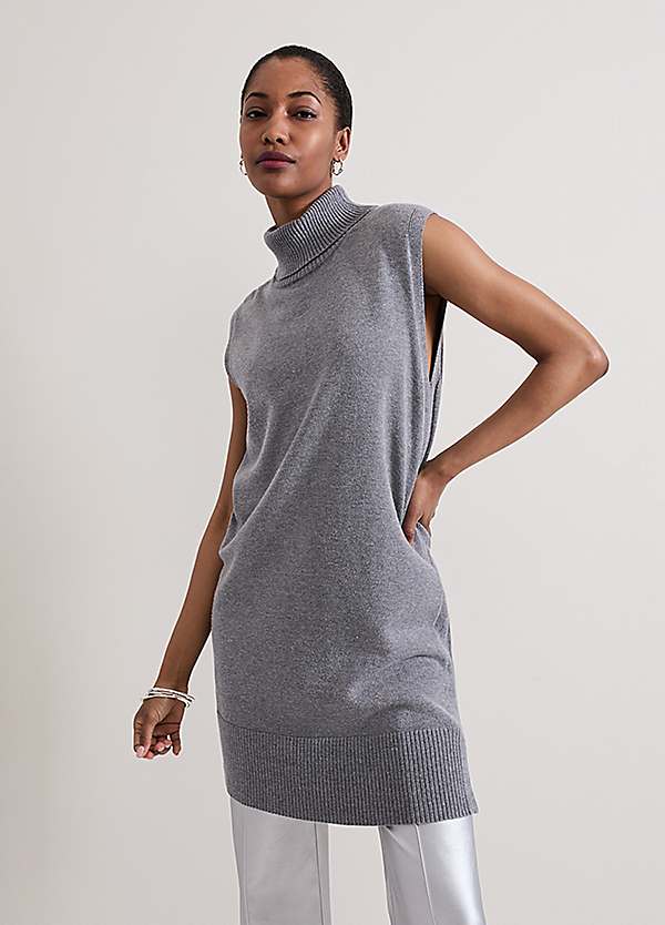 phase eight grey dress Phase Eight Emre Stripe Midi Dress Black Multi Size 4