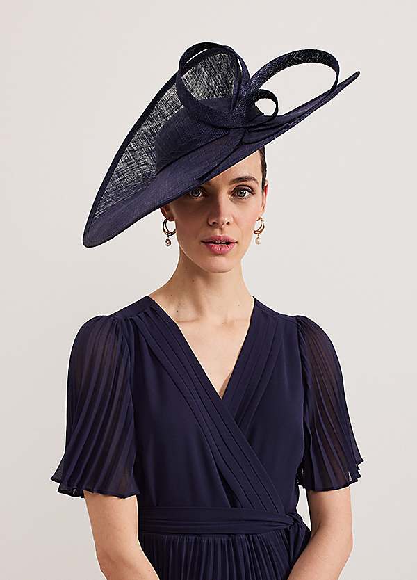 Phase Eight Navy Twist Back Fascinator | Grattan Phase Eight Navy Twist Back Fascinator | Grattan