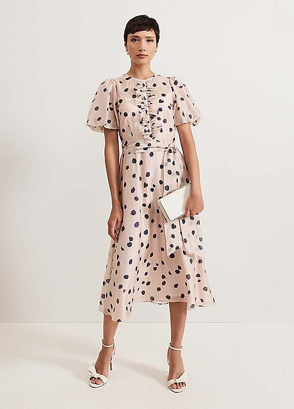 【Phase Eight】Nicola Spot スポット Polka dotsドレス Phase Eight】Nicola Spot スポット Polka dotsドレス